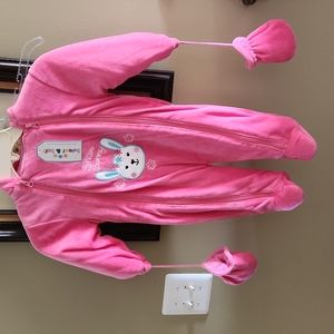 Sweet & Soft Snow Bunny snowsuit